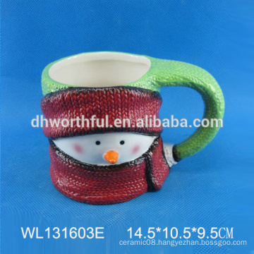 Custom Ceramic Christmas snowman Mug